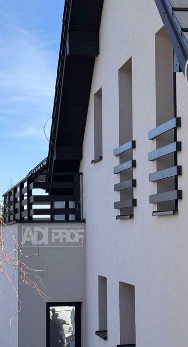 Balkon francuski aluminiowy balustrada francuska aluminium