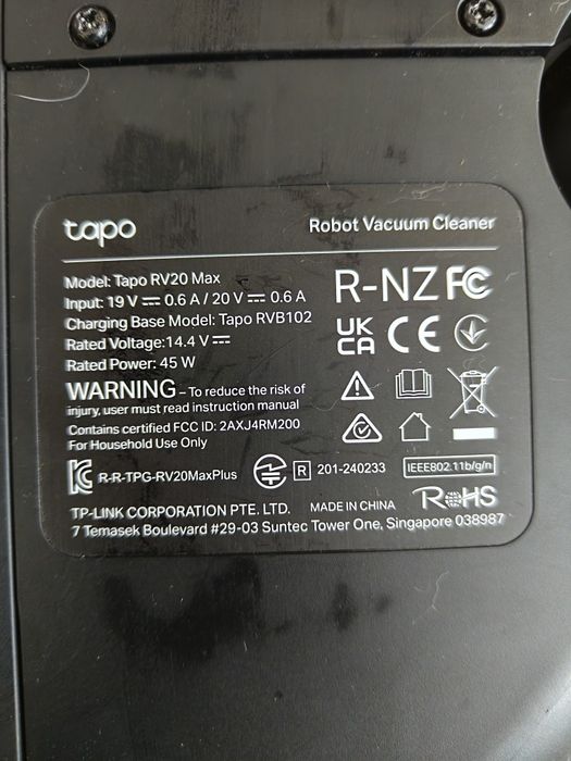 robot odkurzacz Tapo rv20 max