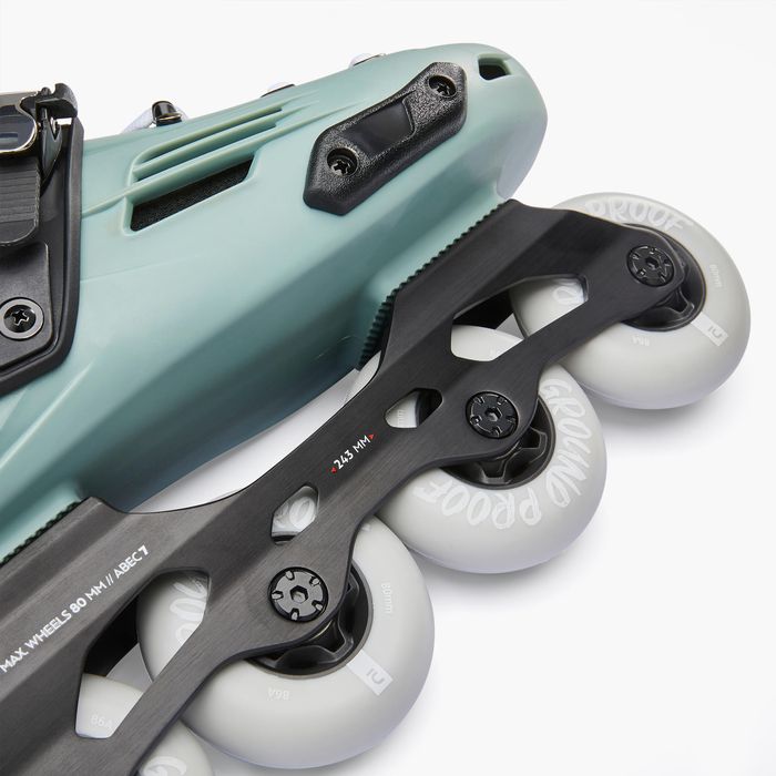 Patins Freeride adulto MF500 Caqui claro