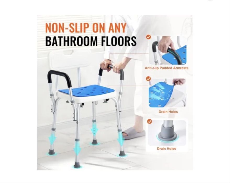 Cadeira de banho Vevor - 180KG