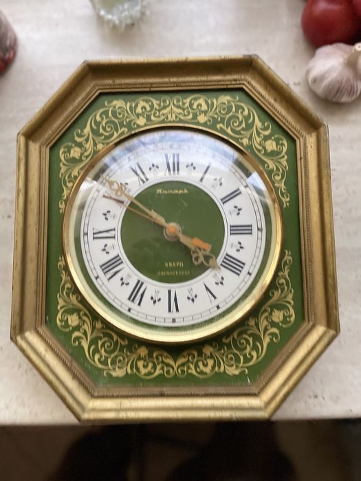 Jantar zegar ścienny unikat ZSRR CCCP 70 rok