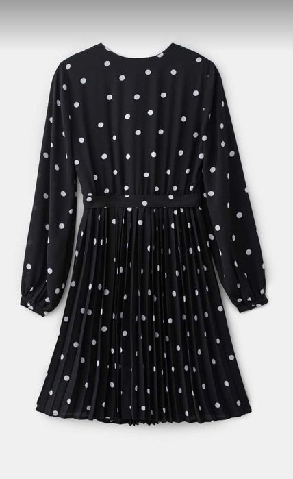 Nowa piękna kobieca plisowana sukienka w grochy Mohito L 40