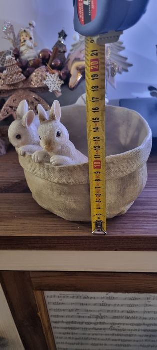 Dekoracja/koszyk króliczki Home&You