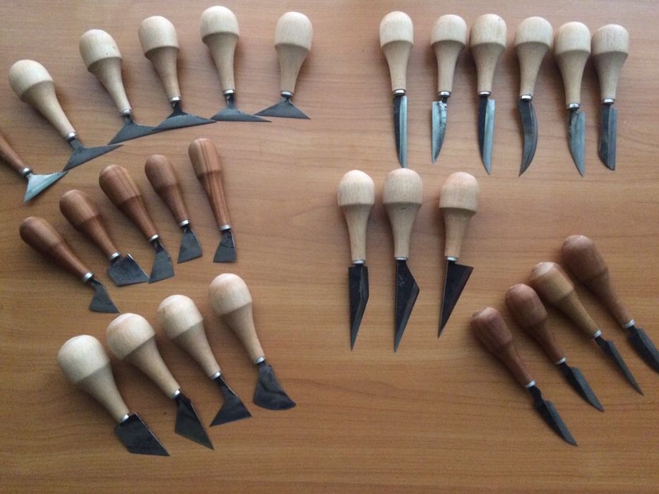 Резцы По Дереву (Різці-Стамески) Токарные Флажки Ножи Ложкорез