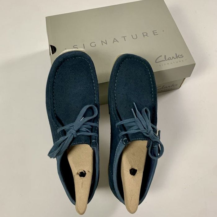 Замшеві туфлі Clarks Originals Wallabee Boot