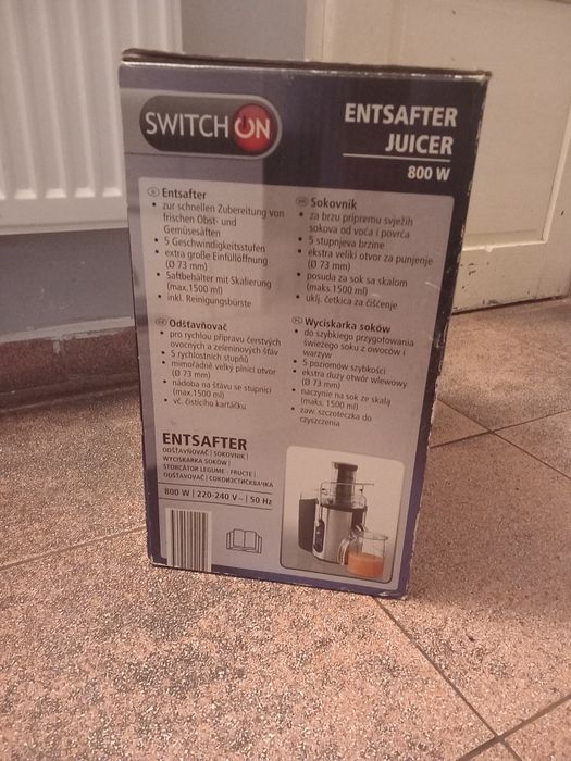 Wyciskarka do soków switch on