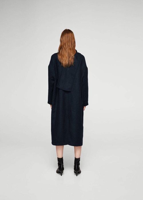Płaszcz granatowy Mango S