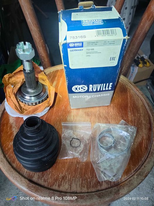 Przegub napędowy Corsa C 1.2