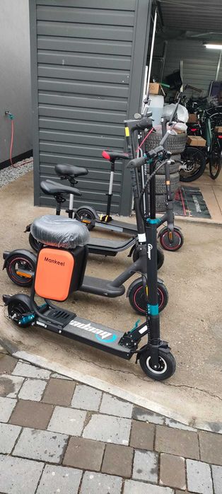 Hulajnoga elektryczna BEEPER z siodelkiem, torba
