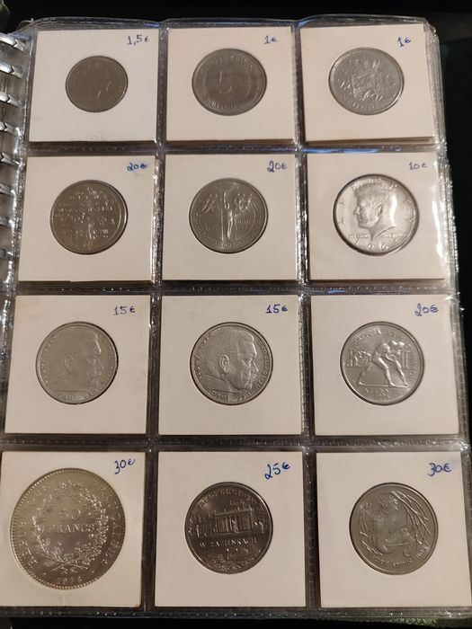 Vendo várias moeda de coleção e vários países.