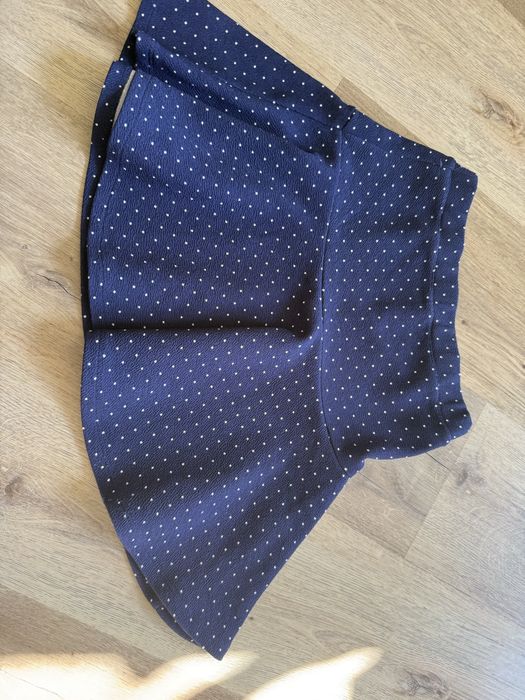 Spódniczka dziewczęca galowa elegancka 128 granatowa