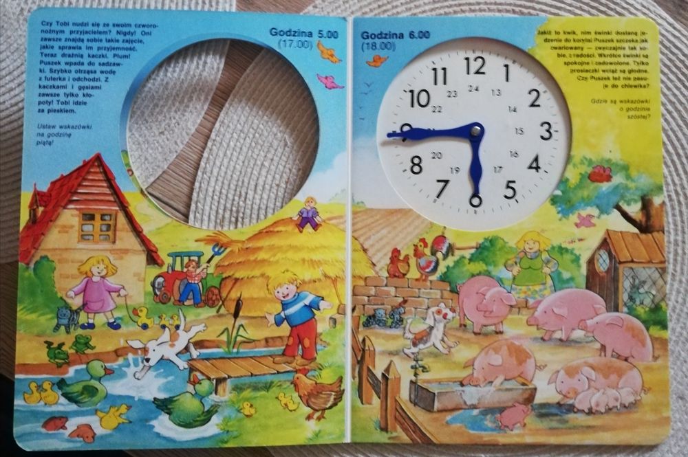 Książka dla dzieci "Dzień na wiejskim podwórku"