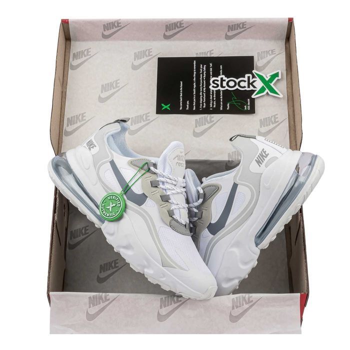 Кросівки Nike Air Max 270 React Smoke Grey Pure premium