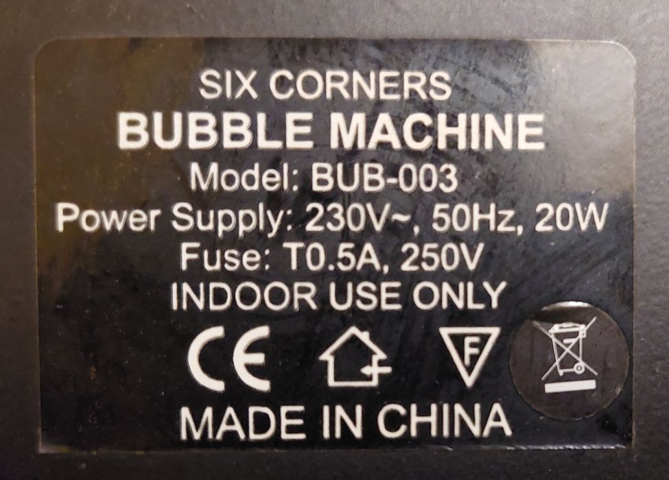 Máquina para fazer bolas de sabão NOVA