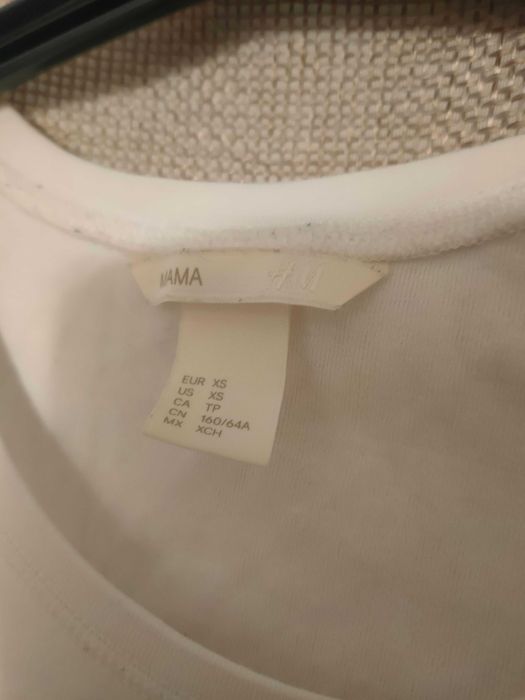 Zestaw 5 ubrań ciążowych, sukienka, 2*tunika, ogrodniczki, koszulka