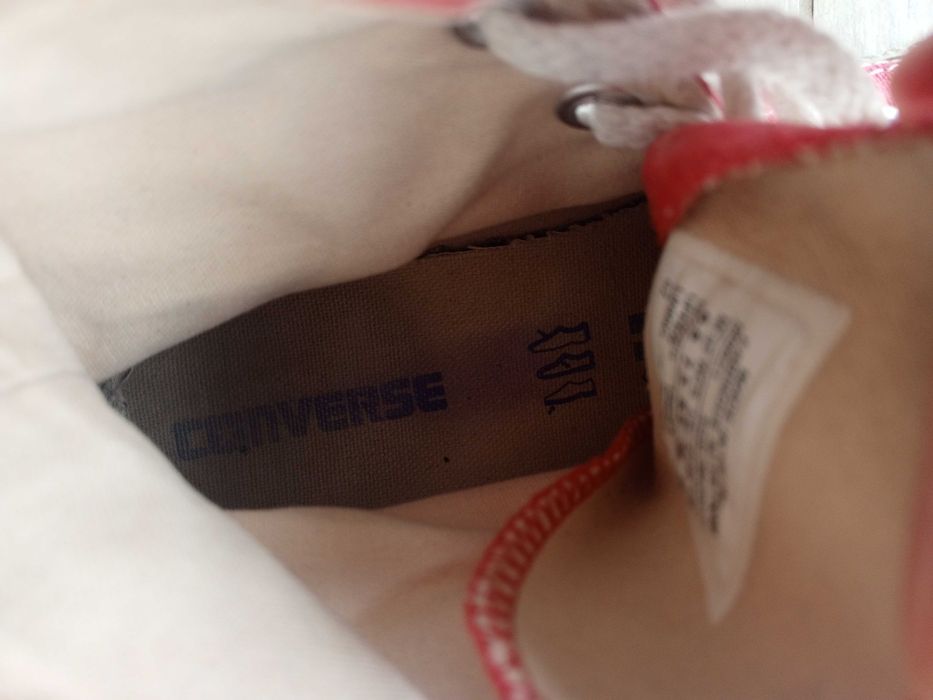 Converse długie czerwone 38