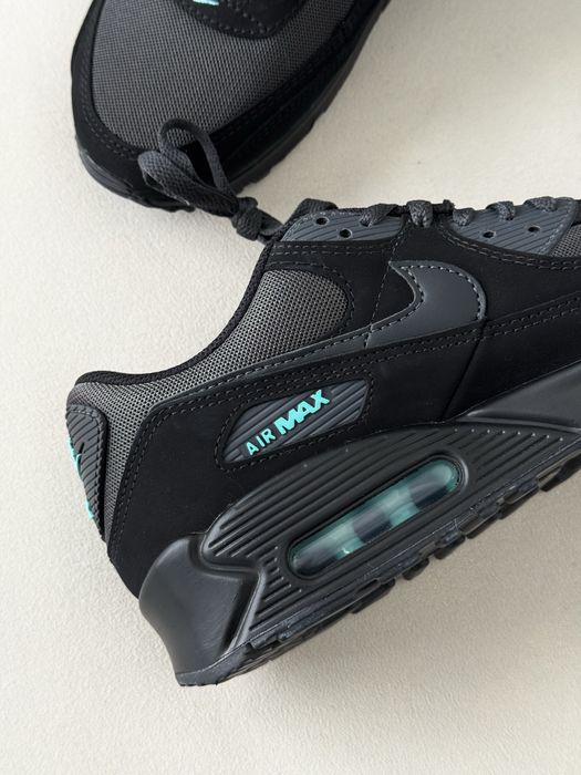 Оригинал Nike Air Max 90 Black Tiffany (HV6224 001) оригинальнин найк