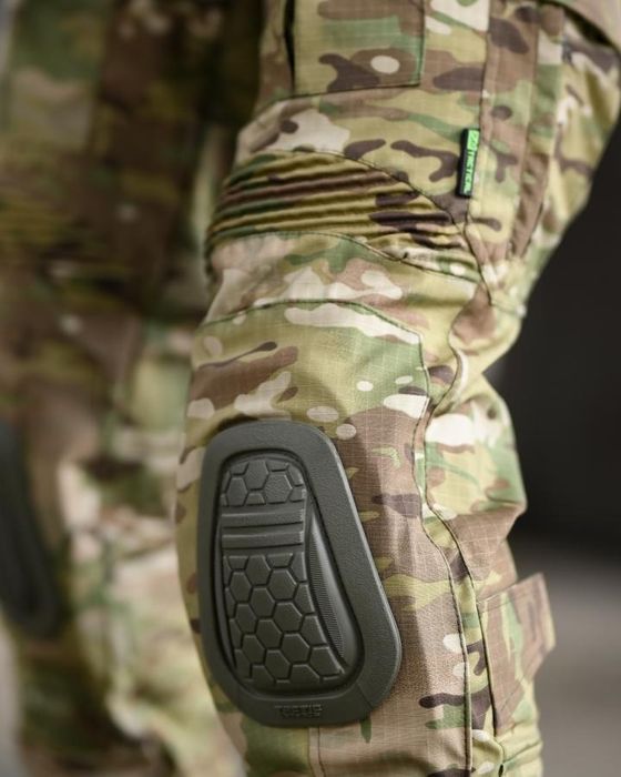 Військові літні штани з наколінниками тактичні штани g3 мультикам