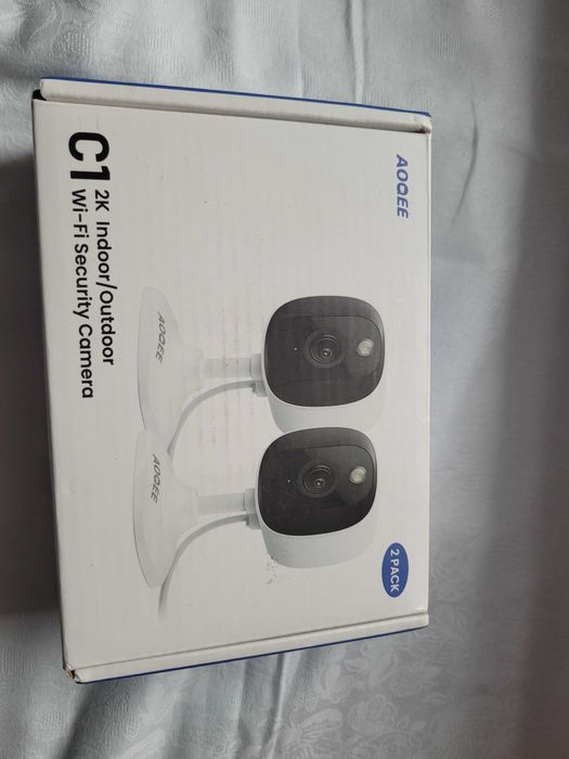 2x kamera zestaw kamer na zewnatrz i wewnatrz 2k