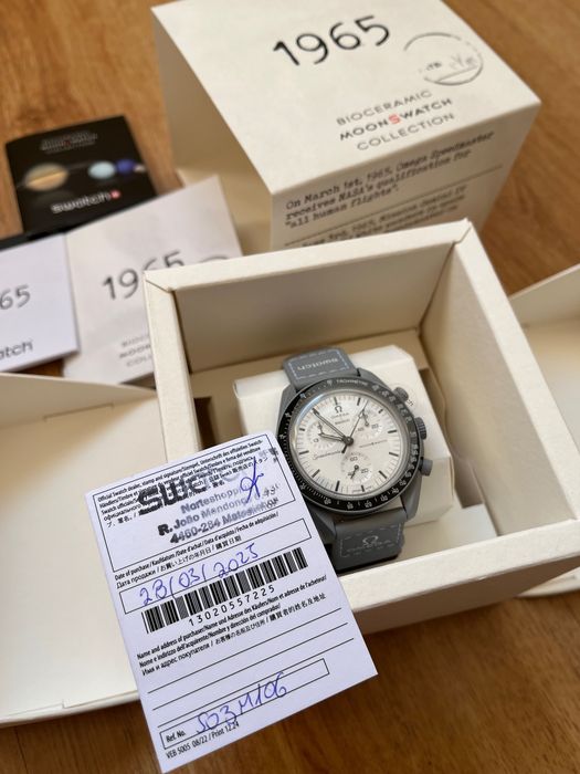 Omega X Swatch 1965 Bioceramic Moonswatch Collection