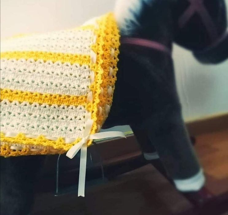 Manta para bebé artesanal