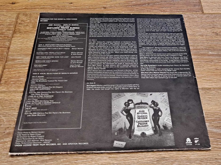 Płyta winylowa Marilyn Monroe / Never Before And Never Again