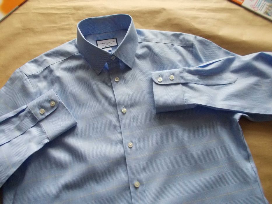 -L- CHARLES TYRWHITT Premium Koszula Męska L 42,5 cm UK