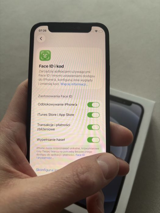 Iphone 12 mini 64 gb bateria 100 % stan bdb