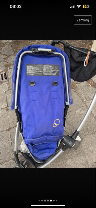 Quinny zapp xstra 2 + pałąk + folia + torebka