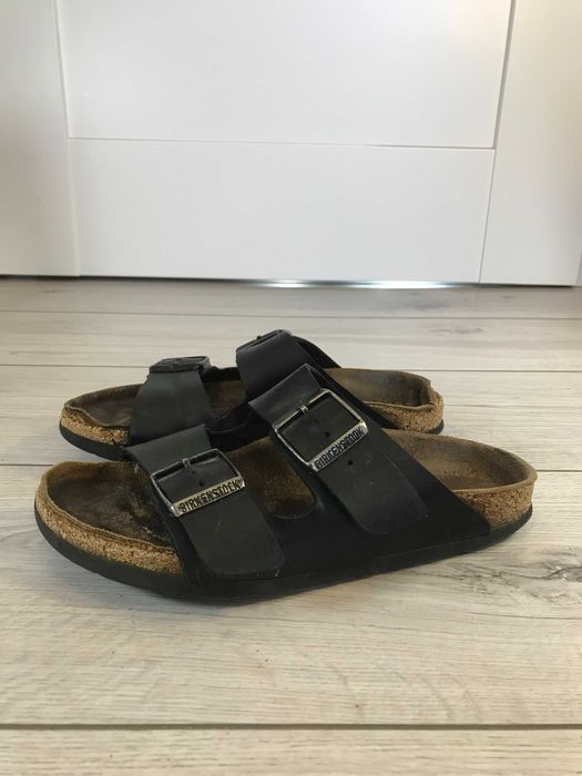 Skórzane klapki Birkenstock Arizona rozm. 39