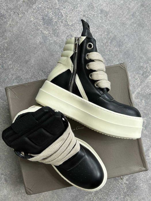 Rick Owens Geobasket double bumper jumbo laces drkshdw кеди кеды 43