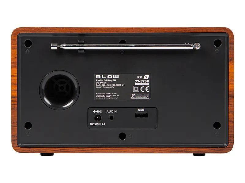 Radio kuchenne cyfrowe FM DAB+ przenośne BLOW RK5 Bluetooth 77-575#