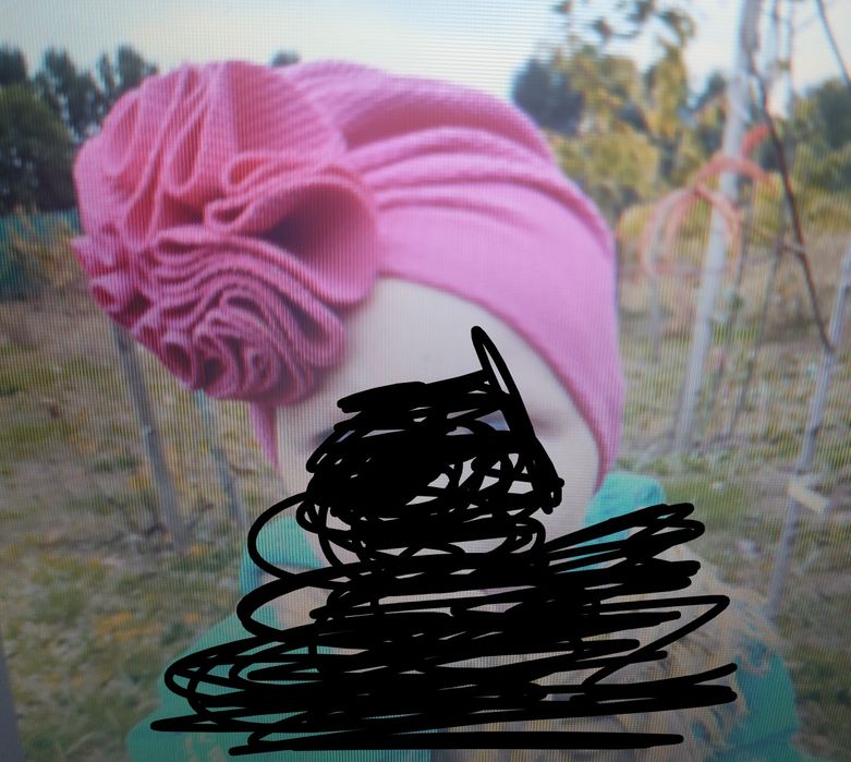 Czapka turban dla dziewczynki,beret,turban
