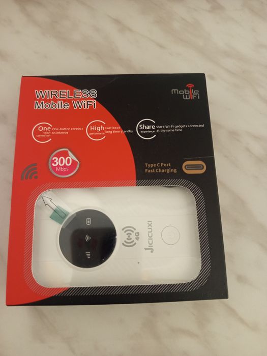Nowy Mobilny Router WiFi 4G LTE | Jicicuxi M5-E | Przenośny Hotspot SI