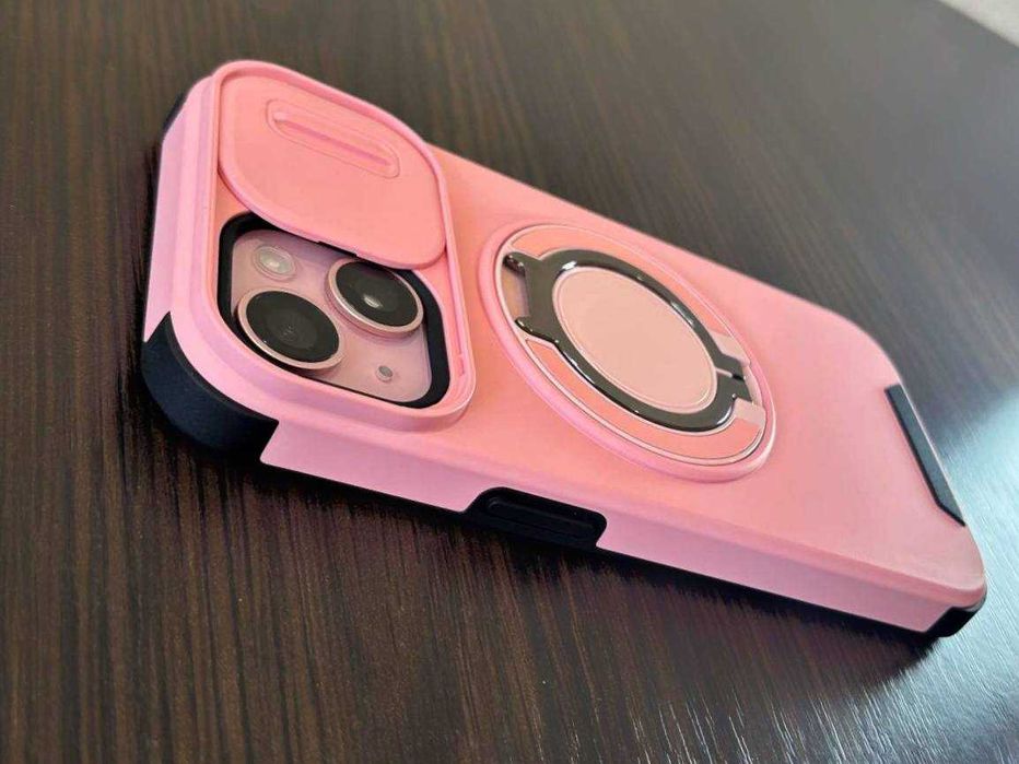 Чохол на айфон, з захистом камери і підставкою