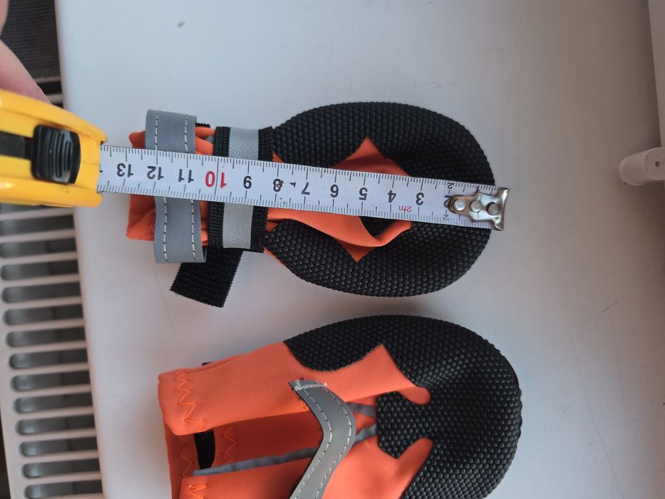 Buty dla psa rozmiar L skarpetki skarpety pies pomarańczowe czarne