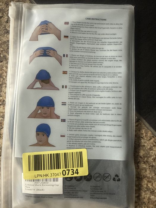 Conjunto variado (touca, oculos desportivos e peruca)