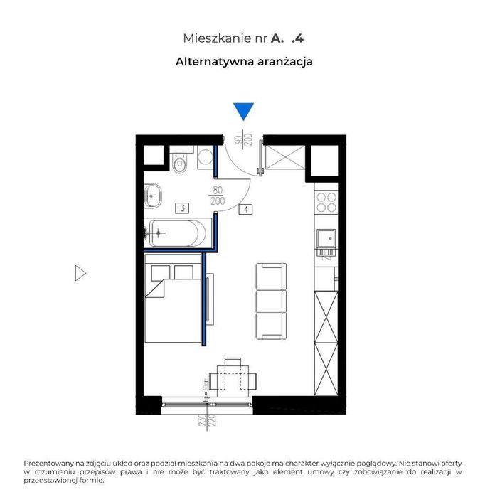 Kawalerka - Nowe Osiedle M49  – Mały metraż - Duża funkcjonalność