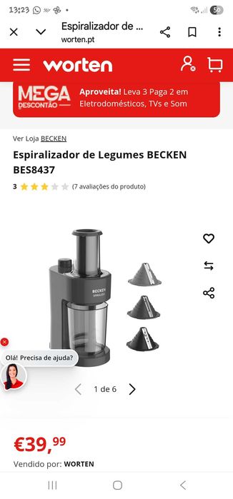 Espirilizador de Legumes Becken