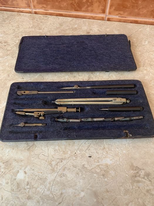 Zestaw kreślarski Original Richter DDR