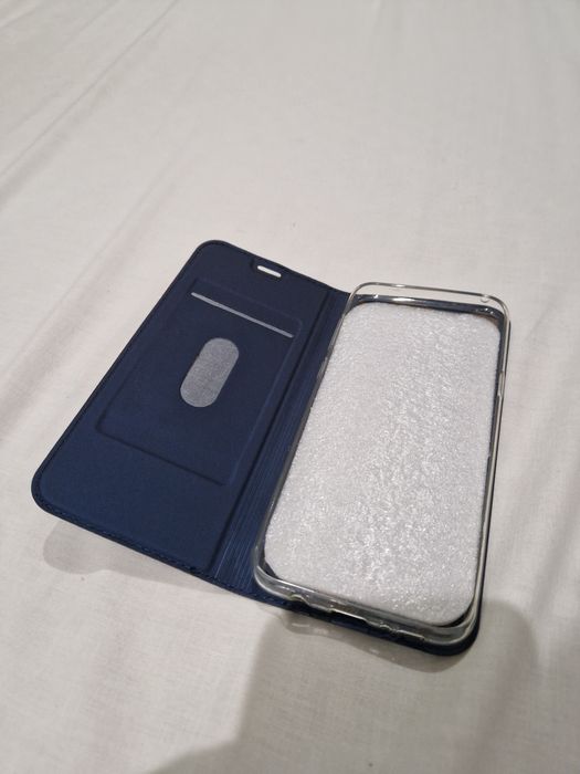 Capa Samsung S8+ (PLUS) azul c/porta cartão