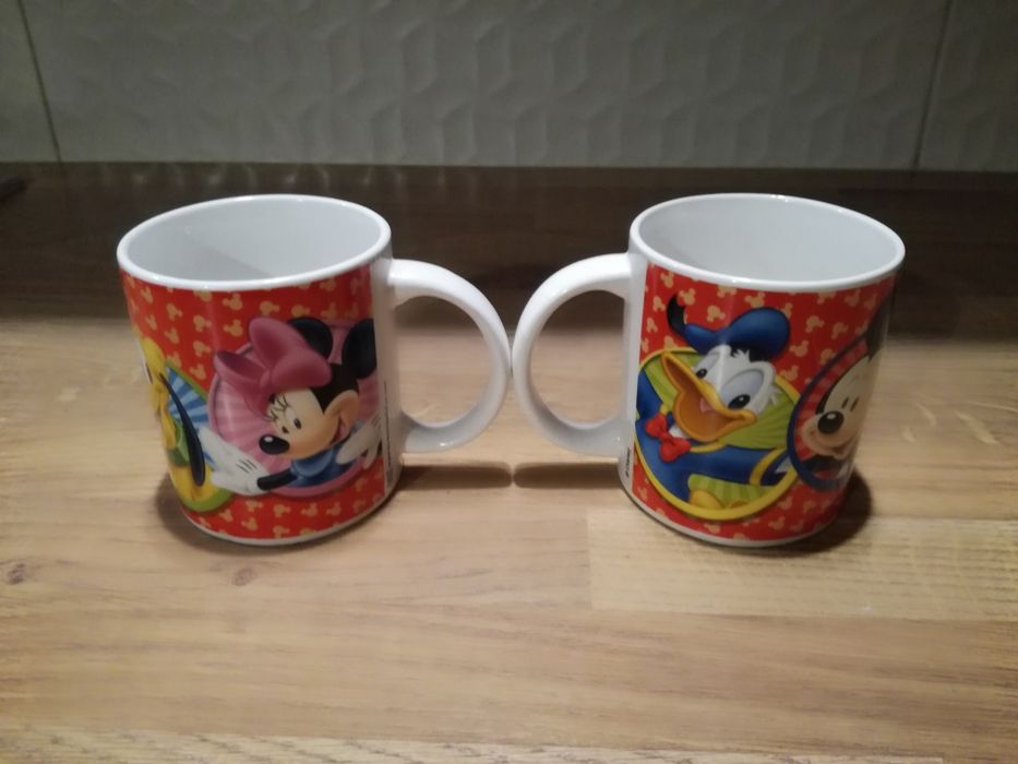 kubki Disney dziecięce 2 szt porcelana