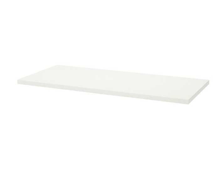 IKEA LAGKAPTEN Blat, biały, 140x60 cm, Tabletop, white,