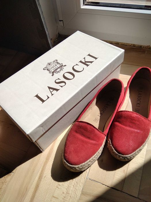 Lasowcki espadryle r. 35 czerwone