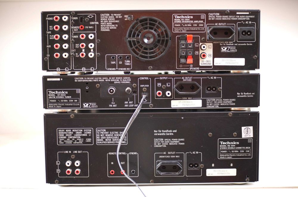 Wieża Technics SU-X911, ST-X933, RS-X911 - ładny stan, 100 % sprawny