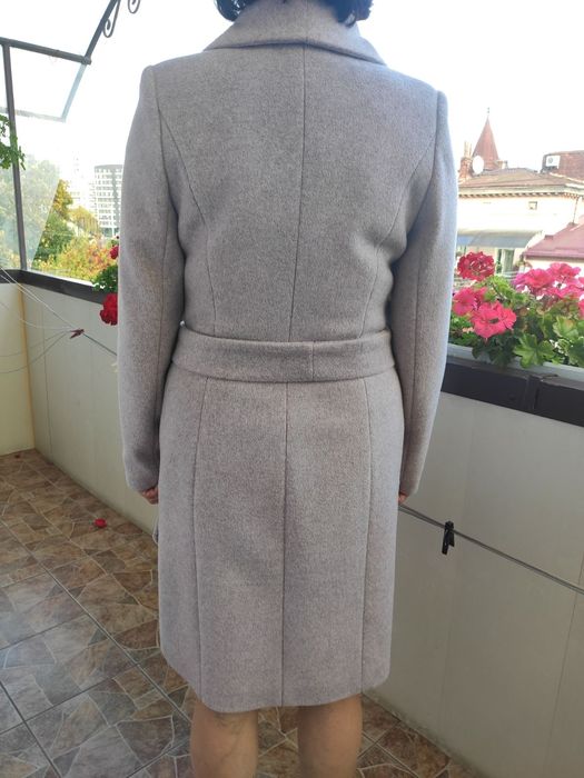 Жіночий осінній / зимовий плащ, пальто демісезонне розмір 46 як нове