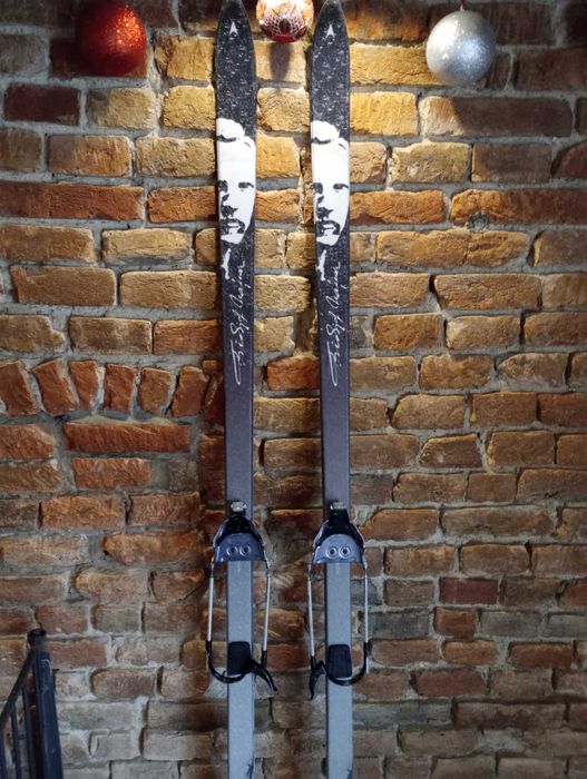 Narty Asnes Nansen 205 cm Telemark BC z wiązaniami Voile 3 Pin sprung