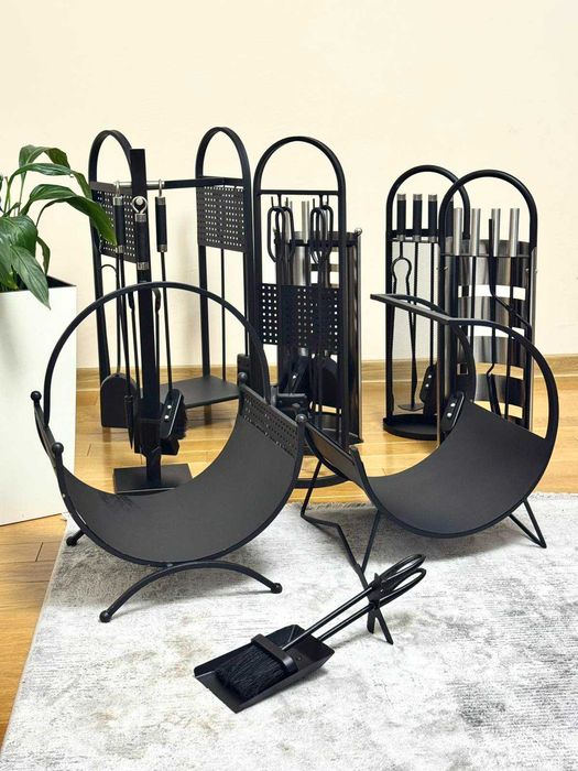 Корзина для дров, Дровниця, Набір для каміна, набори для пічки.