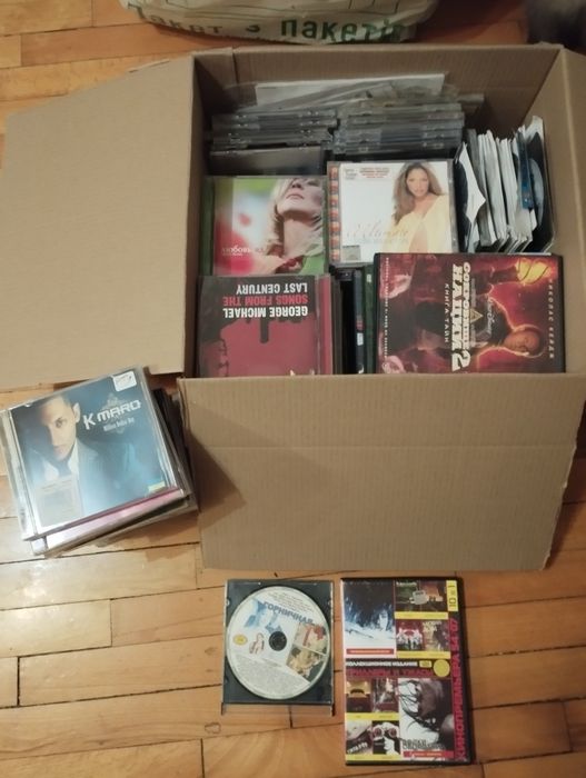 Диски cd-dvd кіно-музика
