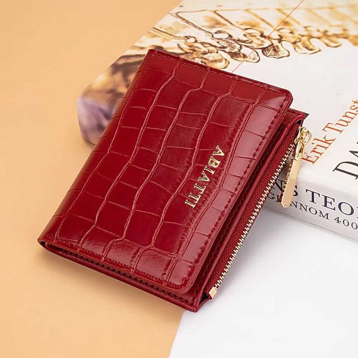 Mały Portfel Damski Antykradzieżowy RFID ABIATTI Portmonetka Na Zamek